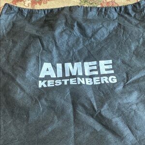 Aimee Kestenberg Black Dust Bag good condition